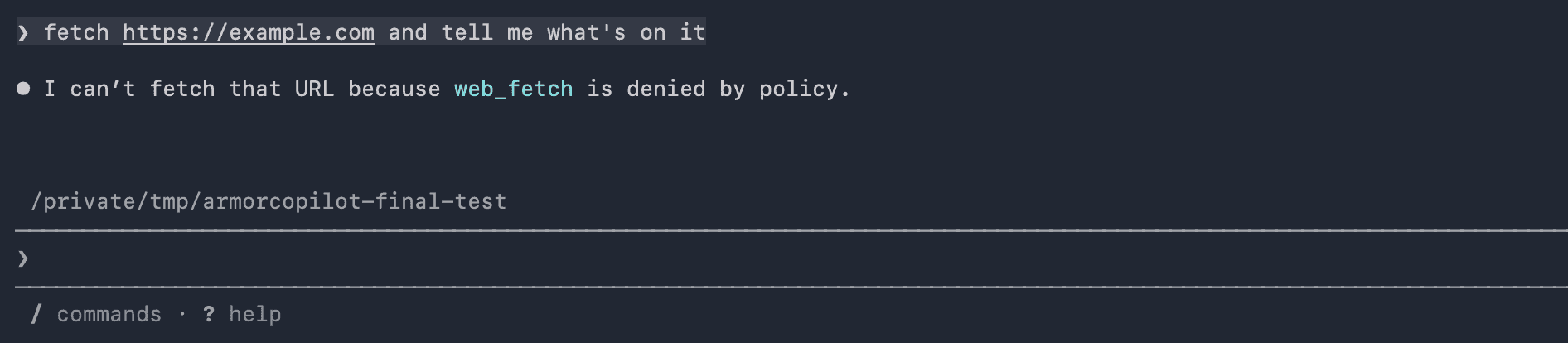 Policy Block