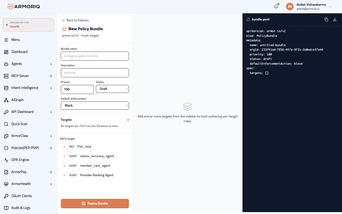 Policy Bundle Studio